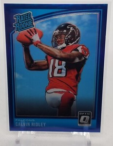 2018 Panini Donruss Optic Calvin Ridley Dark Blue Rated Rookie 054/149 #161 RC