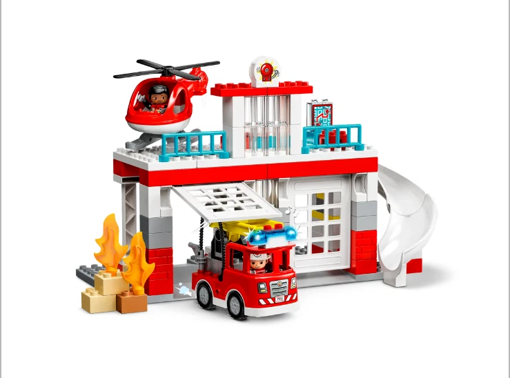 Lego duplo 10970 Fire Station & Helicopter NIB - Image 4 of 4