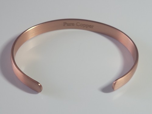 Pure Copper Magnetic Bracelet Arthritis Therapy Women Men Adjustable Size Cuff - Picture 29 of 39
