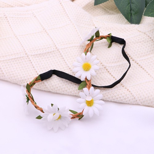 3PCS Adjustable Elastic Headbands Daisy Flower Headdress Hair Band Hair - Bild 8 von 12
