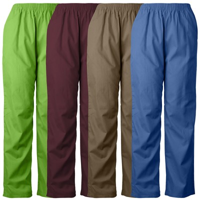 Medgear Scrubs Shorts with Elastic Waist and Cargo Pockets Soft Cotton Blend