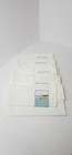 Lot of 6 Home Classics Microfiber Napkins Spill Proof  White 19" X 19" F5