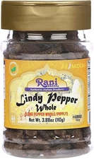 Rani Lindy Pepper Whole (Long Pepper, Piper Longum, Pipli) 3.88oz (110g) PET Jar