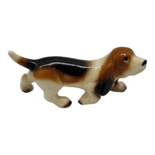 Retired Hagen Renaker Basset Hound Dog Running - Picture 3 of 8