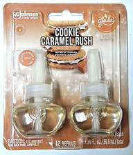 SC Johnson Glade COOKIE CARAMEL RUSH Limited Edition pluIns Refill 2 pack