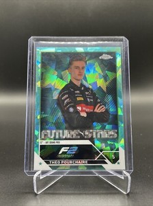 2023 Topps Chrome Sapphire Formula 1 F1 Theo Pourchaire Aqua 83/99 #78