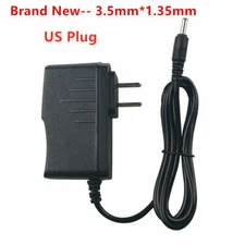 5V 2A AC Adapter to DC 5-volt 2000mA Power Supply Charger Cord 3.5/1.35mm plug