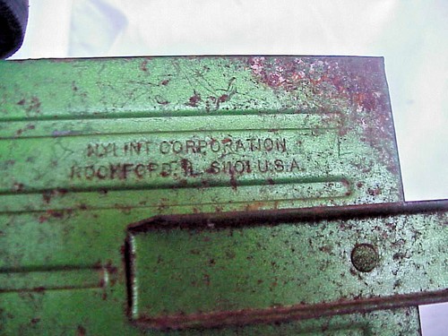 NYLINT FARM TRAILER OLIVE GREEN PRESSED STEEL METAL CIRA 1970 WAGON TOY - Picture 5 of 6