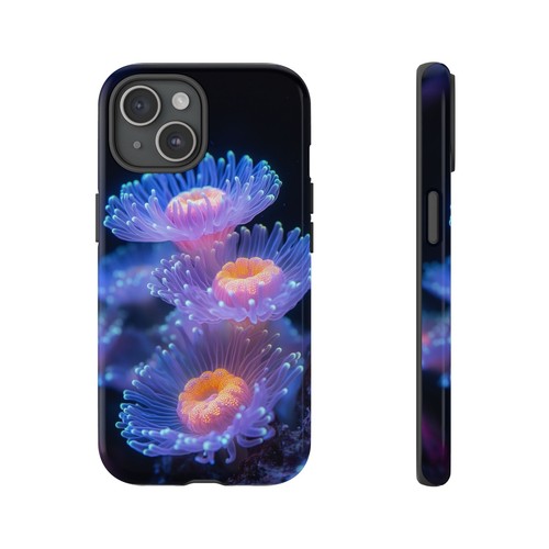 For iPhone | Samsung Galaxy | Pixel Phone Case - Bioluminescent Anemone Glow - 第 54/255 張圖片