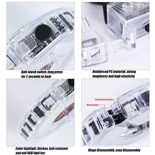 Luces de cubo de rueda de bicicleta recargables LED RGB - 2 PIEZAS - Imagen 5 de 6