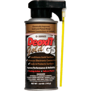 Hosa G5S-6 CAIG DeoxIT GOLD Contact Enhancer 5 Spray - 5 oz