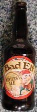 Bad Elf Winter's Ale Empty Beer Bottle - 1 pt 0.9 fluid ounces