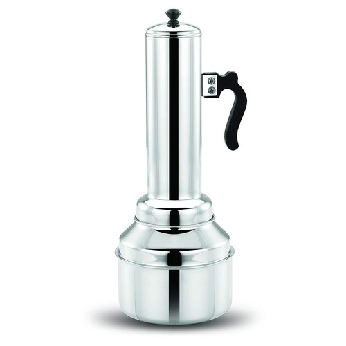 Puttu Kudam/fabricante de acero inoxidable de calidad, plata KU - Imagen 2 de 3