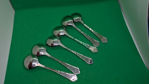 6 x Oneida DUBARRY Soup Spoons. 175mm Polished Stainless Steel Cutlery - Picture 7 of 7