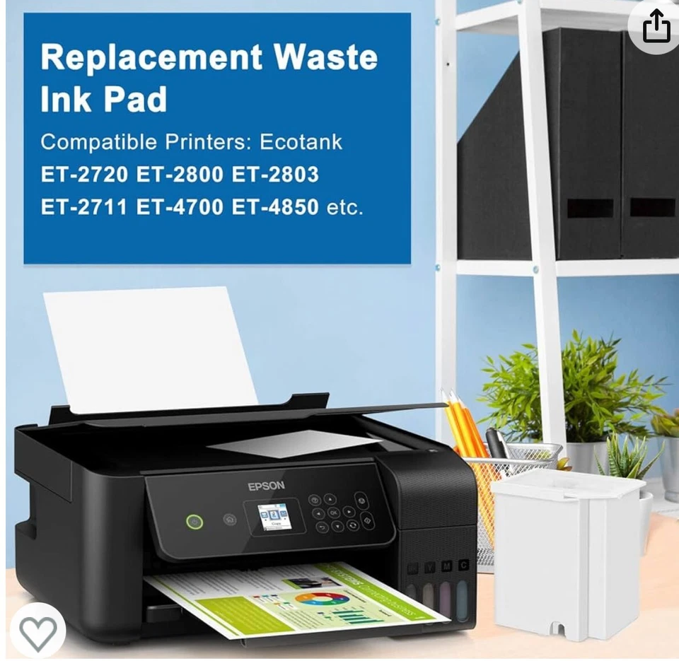 Reemplazo de almohadilla de tinta residual para impresora EPSON Ecotank ET-2720 - Image 4 of 4