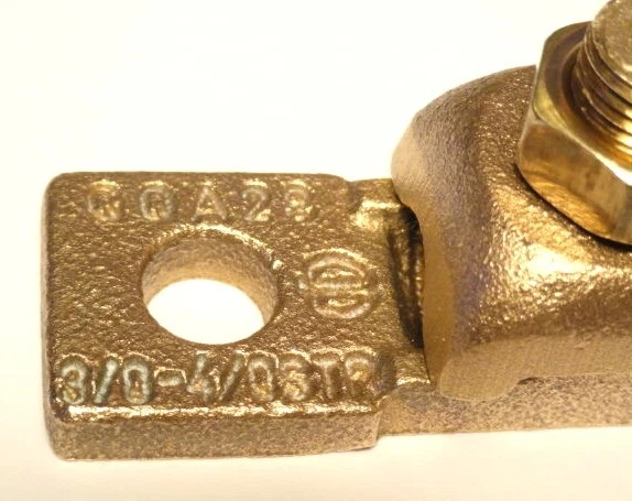 4/0 AWG Heavy Duty "High Copper Alloy" Industrial Terminal Lug ground bus bar - Image 2 of 4