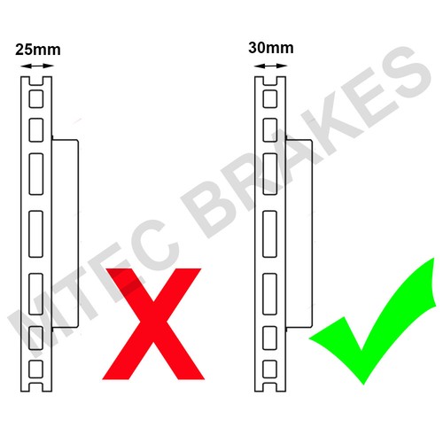 Frein Avant Disques & Premium Coussinets pour Toyota MR2 2.0 T BAR Gt SW20R - Bild 6 von 6
