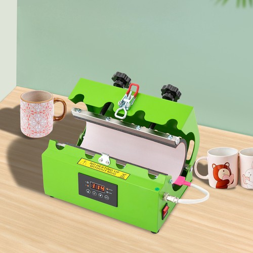 Vaso Taza Heat Prensa Máquina Verde para 11oz-30oz Sublimación Prensa en Blanco - Imagen 22 de 24