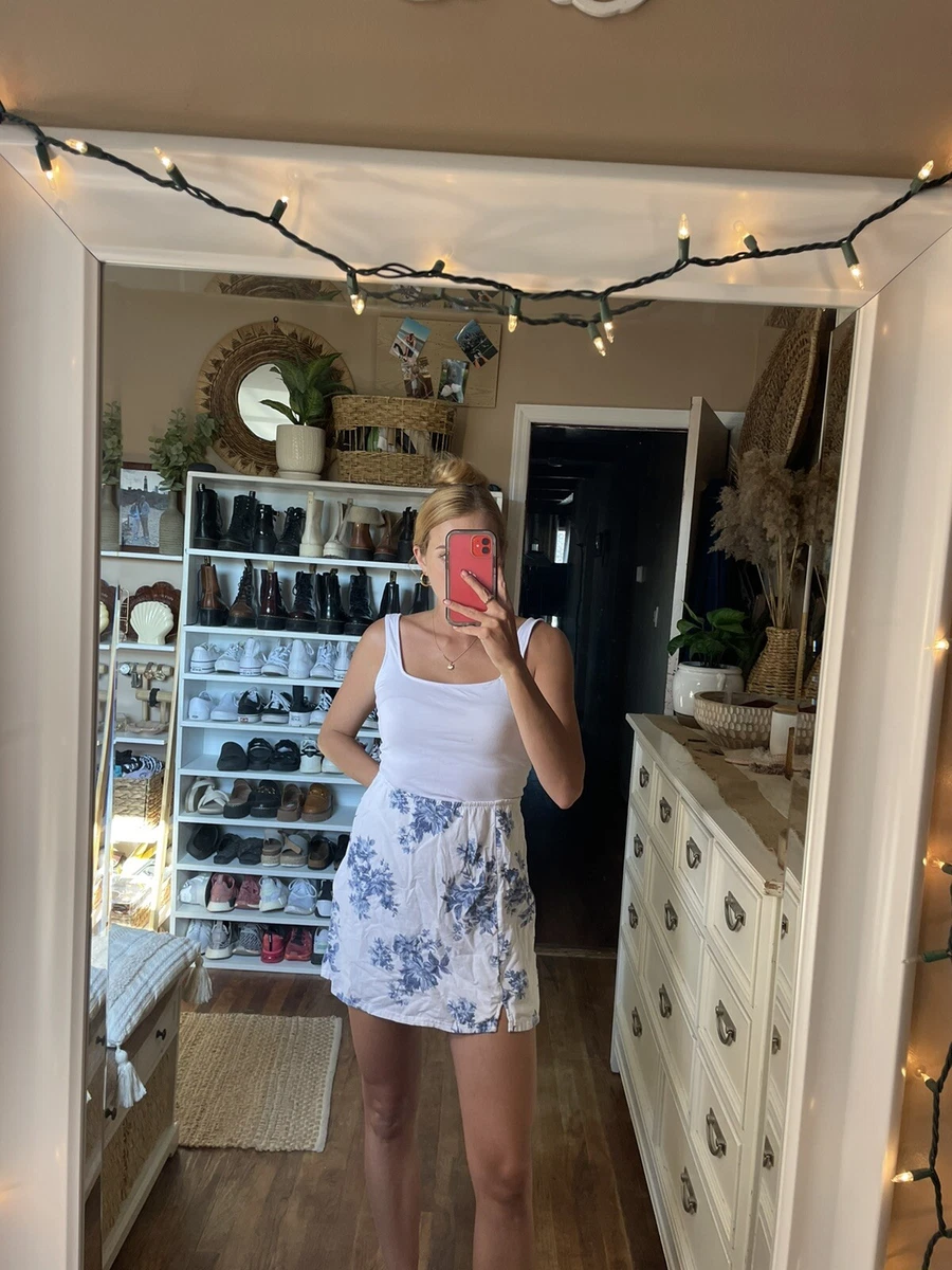 Floral skirt american eagle cheap