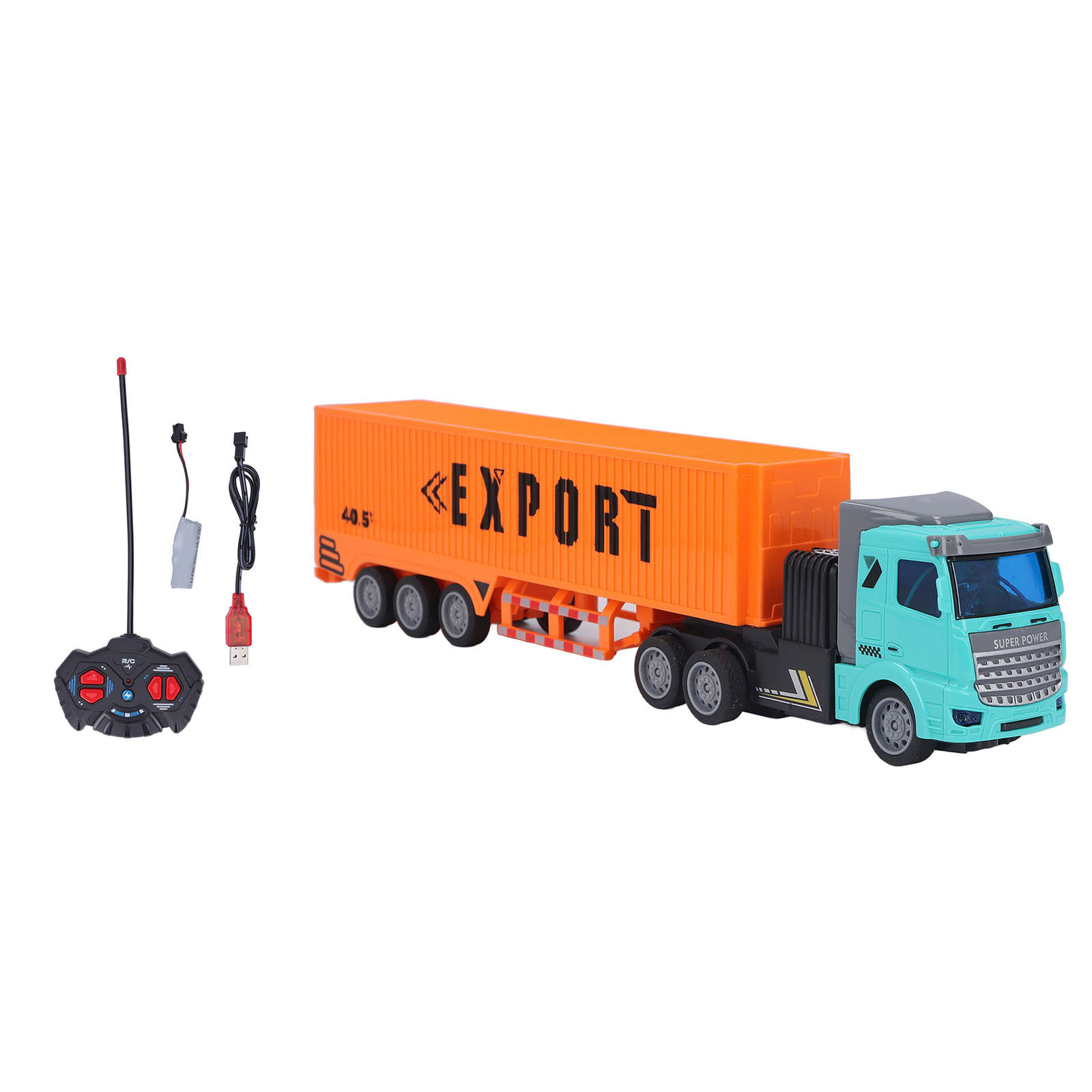 Remote Control Container Truck Diecast 148 Ratio Electric Rechargeable