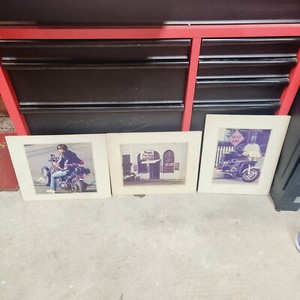 Vintage Motorcycle Pictures. Wm. Sanderdon. Life Cycle 1-3.