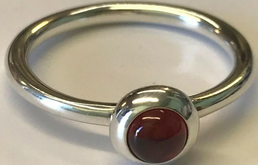 Garnet pandora ring clearance