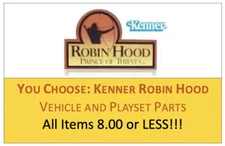 Vintage Kenner Action Figure Robin Hood Prince of Thieves Playset Parts