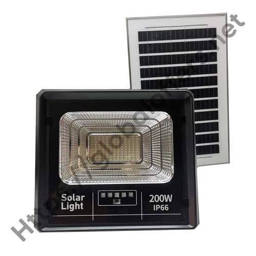 Solar LED Fluter Jortan 200W IP66 schwarz - Bild 1 von 7