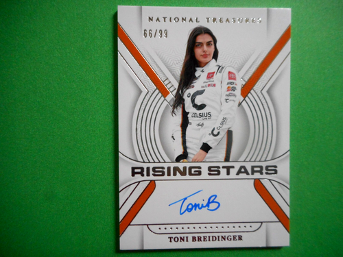 Toni Breidinger 2024 NATIONAL TREASURES Rising Stars Auto Card RS-TBG SER#/99