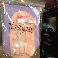 Thirty One Insulated Bottle Crossbody in Rose Pink and Purple Colorblock