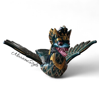 Winged Flying Garuda Mobile Spirit Chaser Cradle Guardian Bali Folk Art