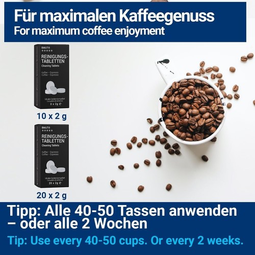 20x Reinigungstabletten Kaffeevollautomaten für Bosch Siemens Krups Jura - Bild 5 von 7