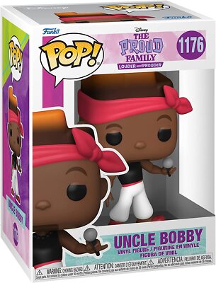 The Proud Family Uncle Bobby Pop Disney #1176 Vinyl Figure Funko