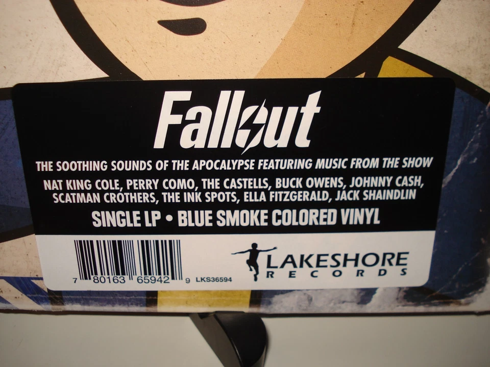 Fallout The Soothing Sounds Of The Apocalypse Blue Smoke Coloured Vinyl Original - Bild 4 von 4