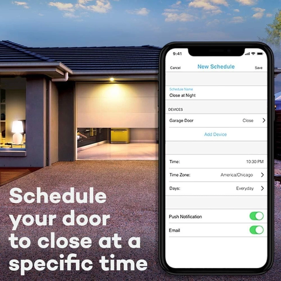 CRAFTSMAN 1/2 HP Smart Garage Door Opener-myQ Smartphone Controlled -Chain Drive - Image 3 of 4