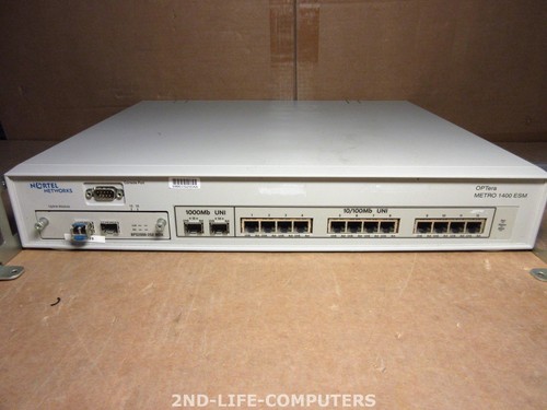 Nortel Networks Optera Metro 1400 ESM Network Ethernet Switch Netzwerk RJ45