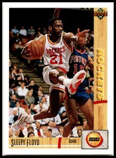 Sleepy Floyd #252 1991-92 Upper Deck Rockets B0140A