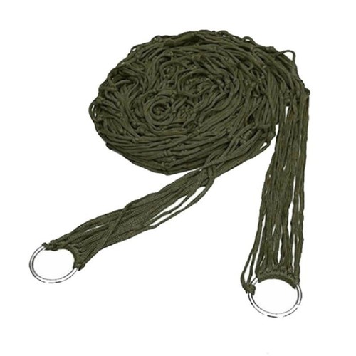 Nylon Rope Meshy Hammock for Outdoor Sleeping Net Bed with Rope Portable Camping - Picture 10 of 24