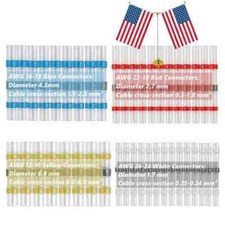 50/100x Waterproof Solder Seal Sleeve Heat Shrink Wire Connectors Terminal kits