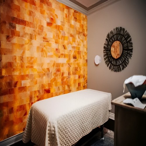 Ladrillos de sal del Himalaya, baldosas de sal 8x4x1 paquetes múltiples para paredes de sal spa sauna - Imagen 9 de 105