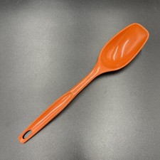 Foley Orange Solid Serving Spoon 11 inch Nylon Made in USA EUC Vintage 1970s