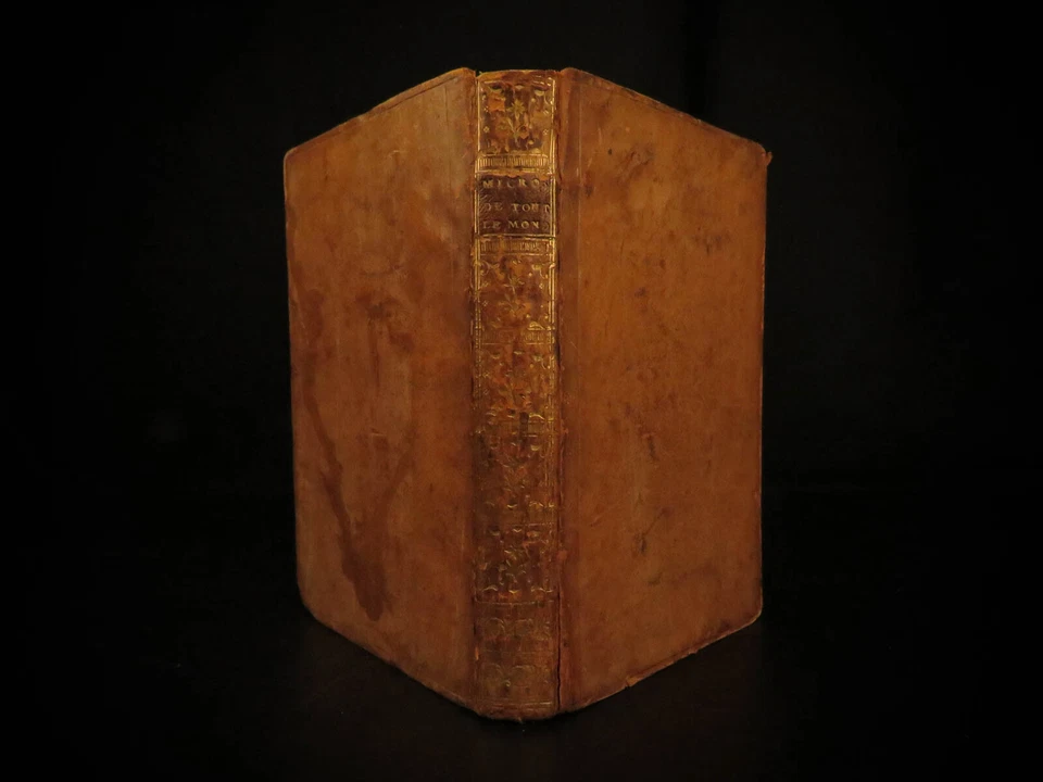 1754 Microscope OPTICS Biology Chemistry Experiments Illustrated Baker Science - Image 2 of 4