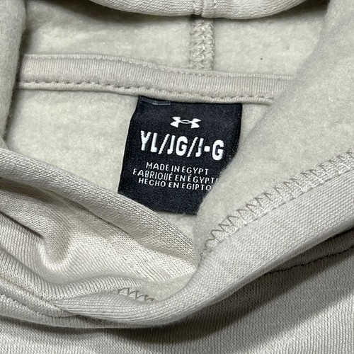 Under Amour Youth Pullover Hoodie Youth Large Logo Fleece Lined - Picture 3 of 7