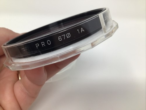 Vintage PRO 67mm Filter Light Pink 1A with Plastic Case Made In Japan - Picture 4 of 6