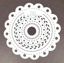 RETIRED Crafter's Workshop 6X6 COSMO Template Scrapbook Page Stencil TCW136S