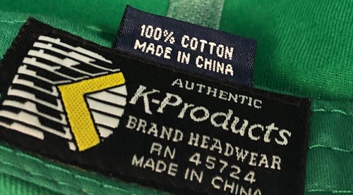 John Deere Green Yellow Embroidered Adjustable Hat by K-Products - Picture 7 of 8