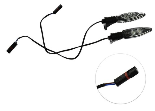 2x Für BMW S1000RR R1200GS HP4 F800GS R1200R LED Vorne Blinker Signallicht Licht - Picture 6 of 9