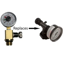 Pentair Air Relief Valve/Gauge Assy, Sta-Rite System 3 SM, SD filters 24850-0105