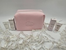 Pochette Dior rosa per trucco, cosmetici, trousse con due mini Dior e lotteria Dior