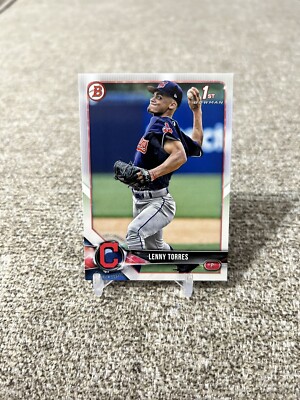 2018 Bowman Draft #BD-8 Lenny Torres 1st Bowman